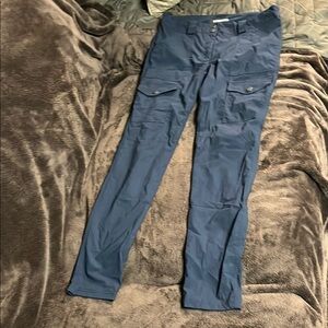 Women's  Blue Cargo Pants